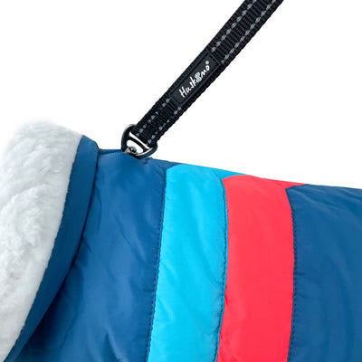 Huskimo Dog Coat Lightning Bolt Blue [Sz:27cm]