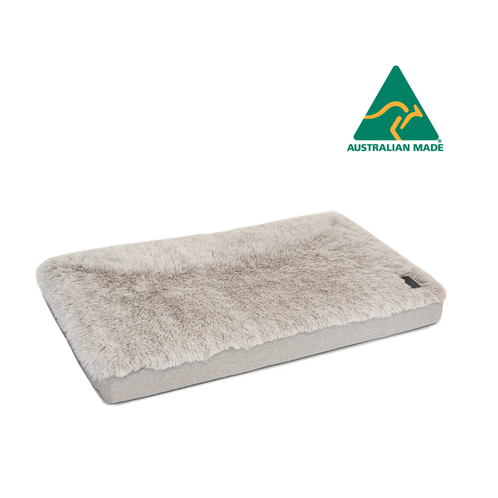 Superior Ortho Calming Dog Mat Aspen Faux Fur Water Resistant [Sz:Medium]