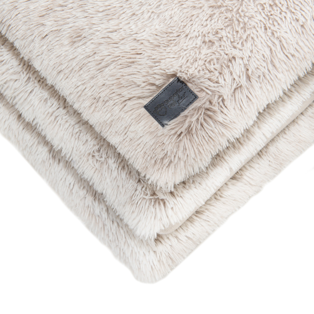 Superior Ortho Calming Dog Mat Aspen Faux Fur Water Resistant [Sz:Medium]