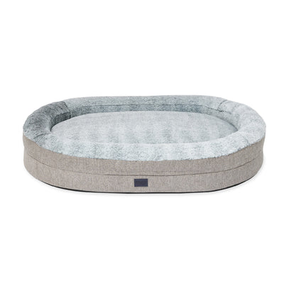 Superior Orthopaedic Memory Rest Harlow Grey & Artic [Sz:Small/Medium]