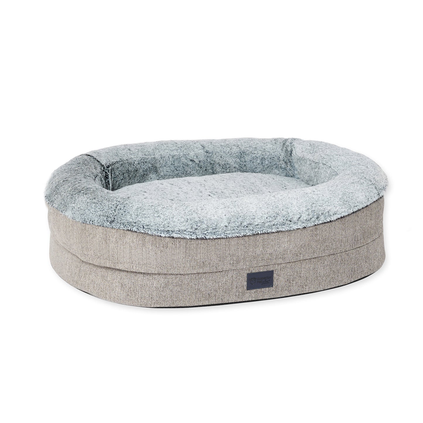 Superior Orthopaedic Memory Rest Harlow Grey & Artic [Sz:Small/Medium]