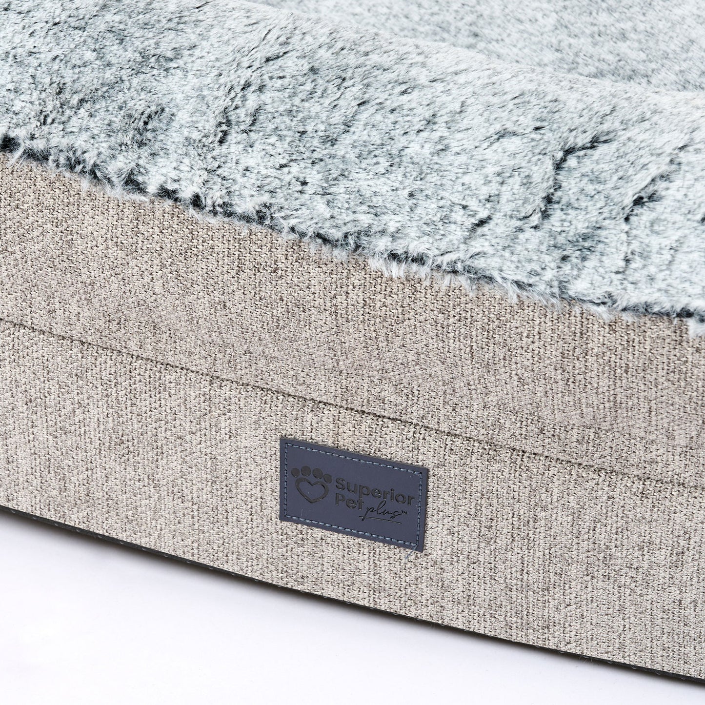 Superior Orthopaedic Memory Rest Harlow Grey & Artic [Sz:Small/Medium]