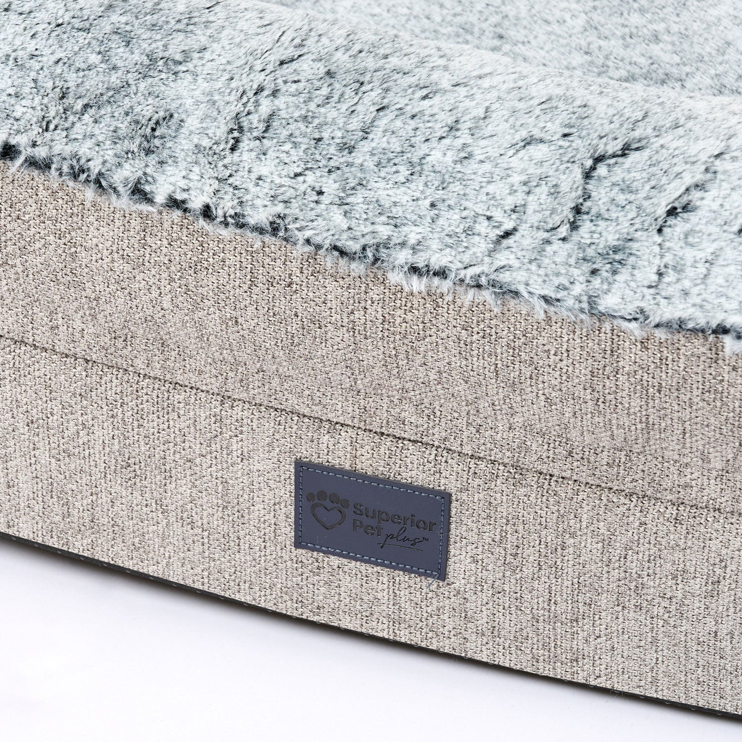 Superior Orthopaedic Memory Rest Harlow Grey & Artic [Sz:Small/Medium]