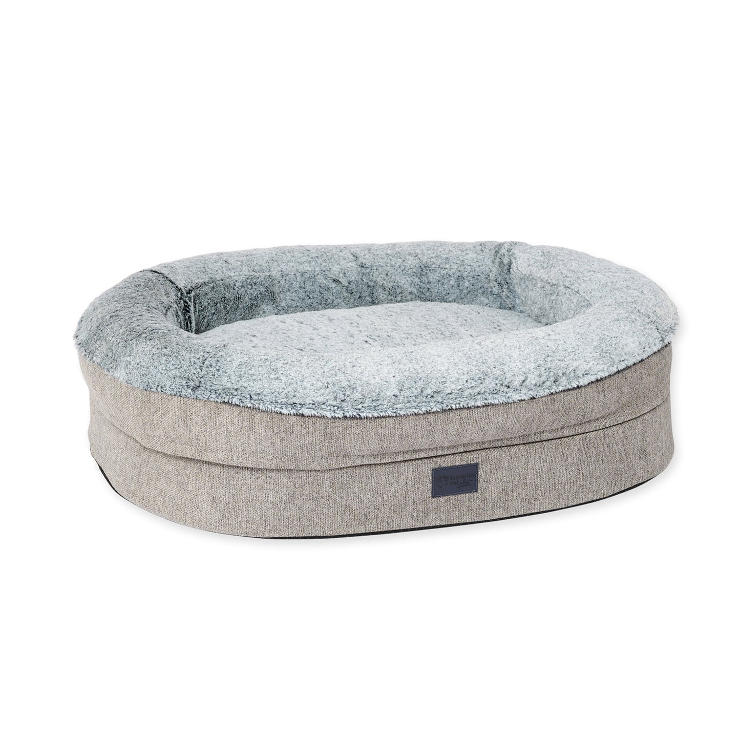 Superior Orthopaedic Memory Rest Harlow Grey & Artic [Sz:Small/Medium]