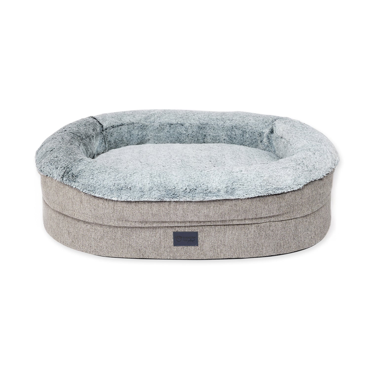 Superior Orthopaedic Memory Rest Harlow Grey & Artic [Sz:Small/Medium]