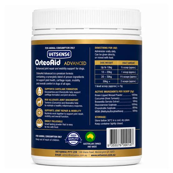 Vetsense Osetoaid Advanced 150g