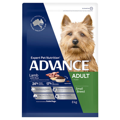 Advance Dog Lamb & Rice Toy Breed 8Kg