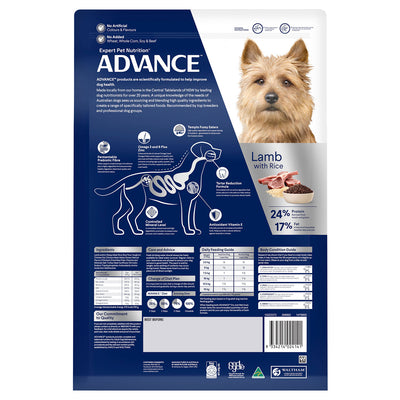Advance Dog Lamb & Rice Toy Breed 8Kg