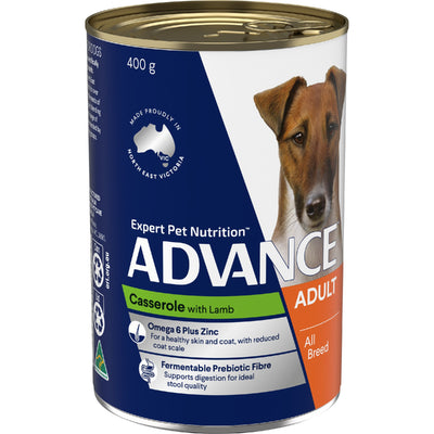 Advance Adult Dog Casserole with Lamb 400g