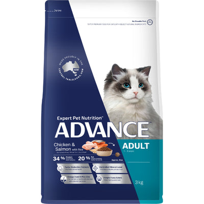 Advance Cat Adult Chicken & Salmon 3Kg