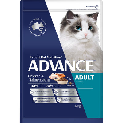 Advance Cat Adult Chicken & Salmon 6Kg