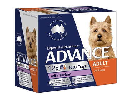 Advance Dog Turkey 100G 12 Pack
