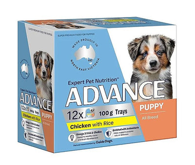 Advance Puppy Chicken 100G 12 Pack