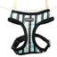 Dogue Striped Harness Blue/Black Large