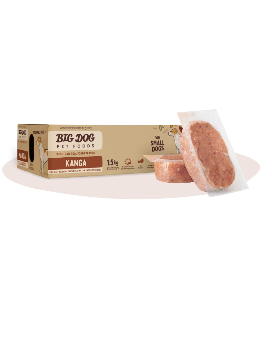 Big Dog Small Dog Kanga Raw Dog Food