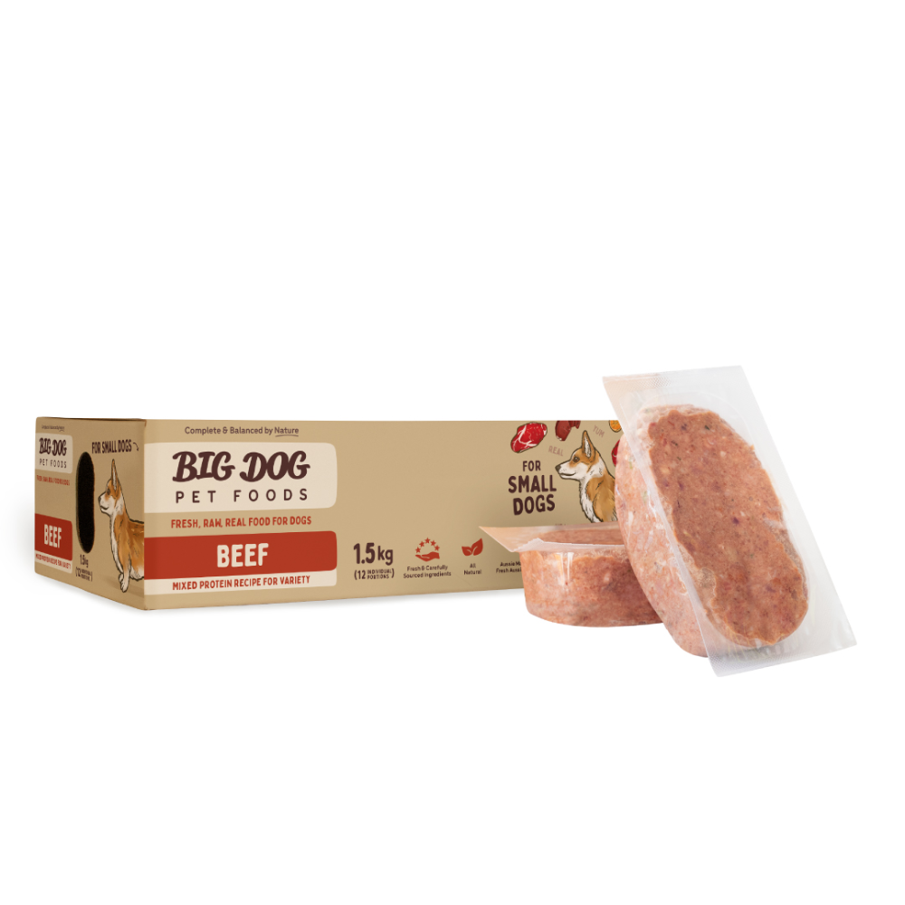 Big Dog Small Dog Beef Raw Dog Food