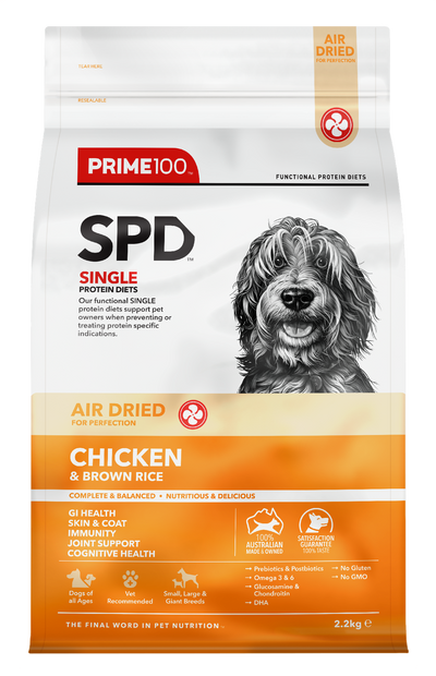 SPD Chicken & Brown Rice Air Dried 2.2kg
