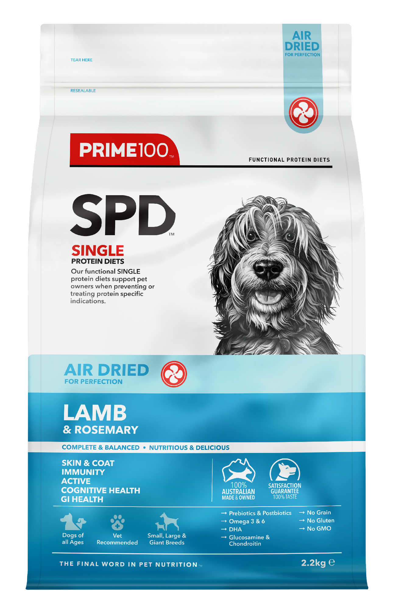 SPD Lamb & Rosemary Air Dried 2.2kg