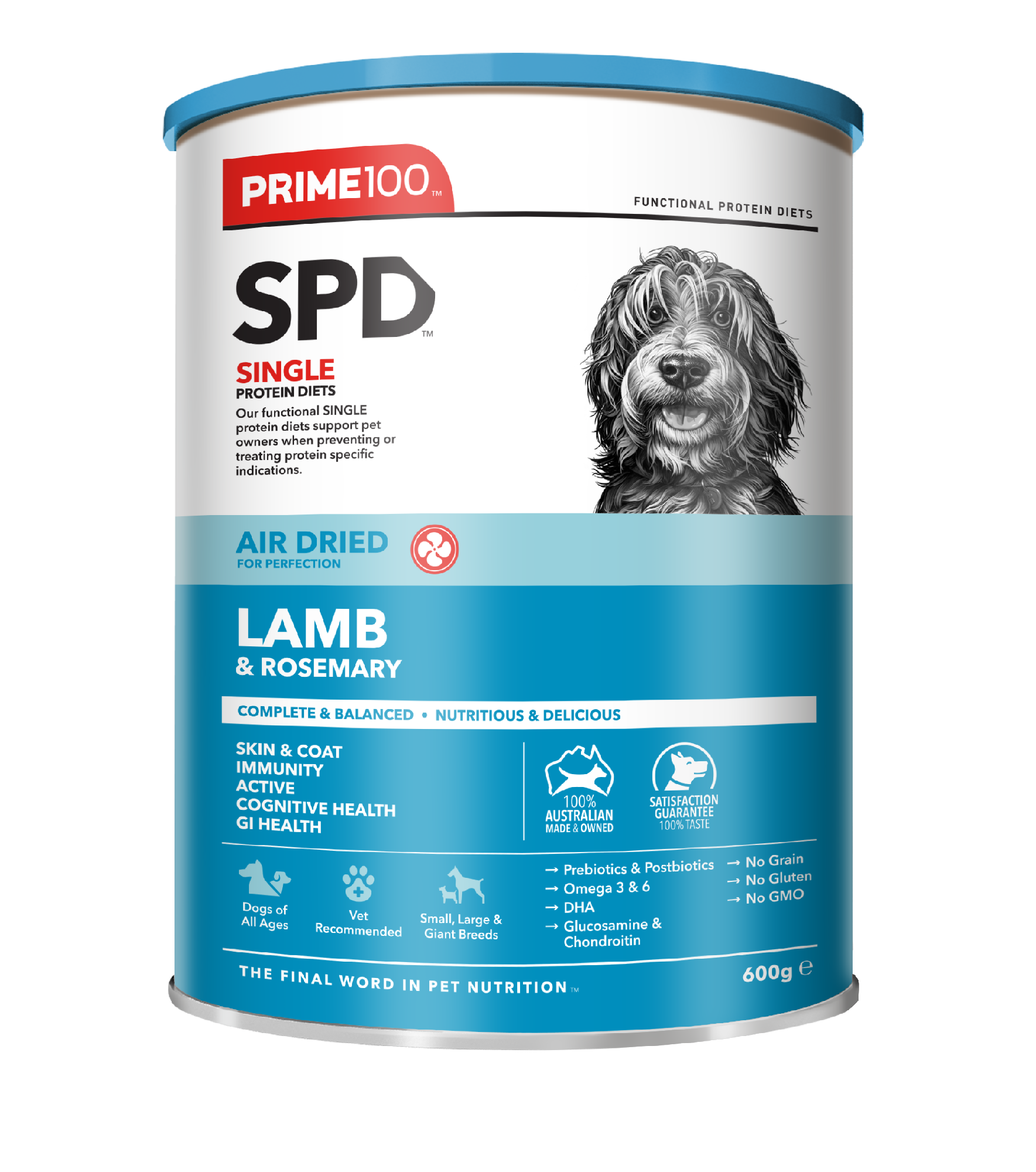 SPD Lamb & Rosemary Air Dried 600g