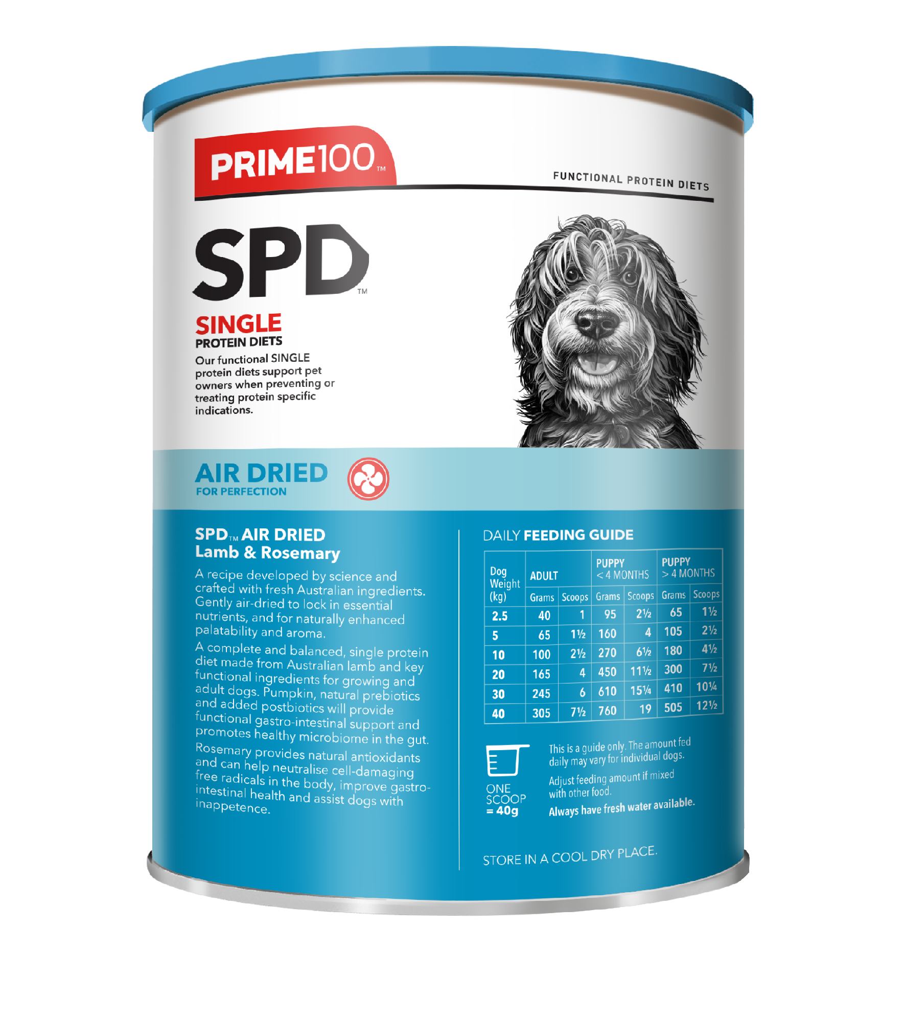 SPD Lamb & Rosemary Air Dried 600g