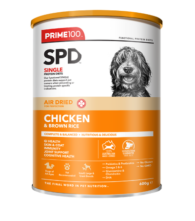 SPD Chicken & Brown Rice Air Dried 600g
