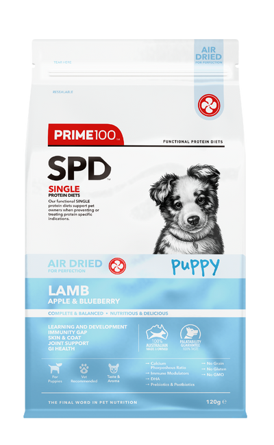SPD Lamb Apple & Blueberry Puppy Air Dried 2.2kg