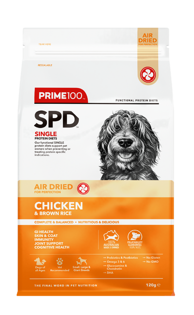 SPD Chicken & Brown Rice Air Dried 120g