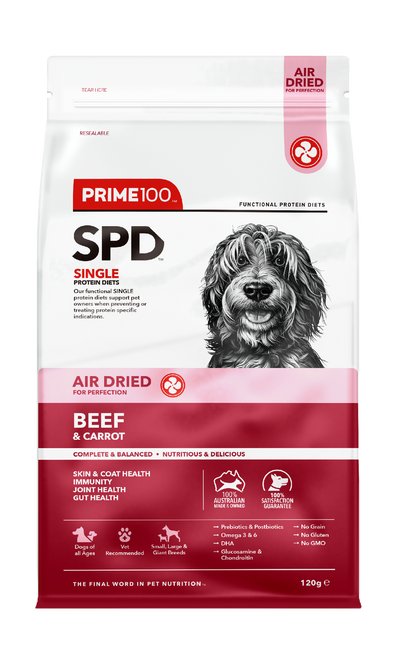 SPD Beef & Carrot Air Dried 120g