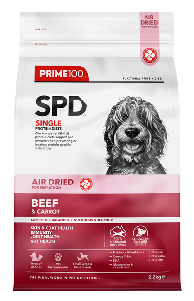 SPD Beef & Carrot Air Dried 2.2kg