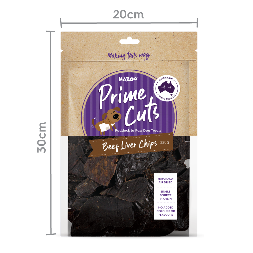 Kazoo Prime Cuts Beef Liver 220g