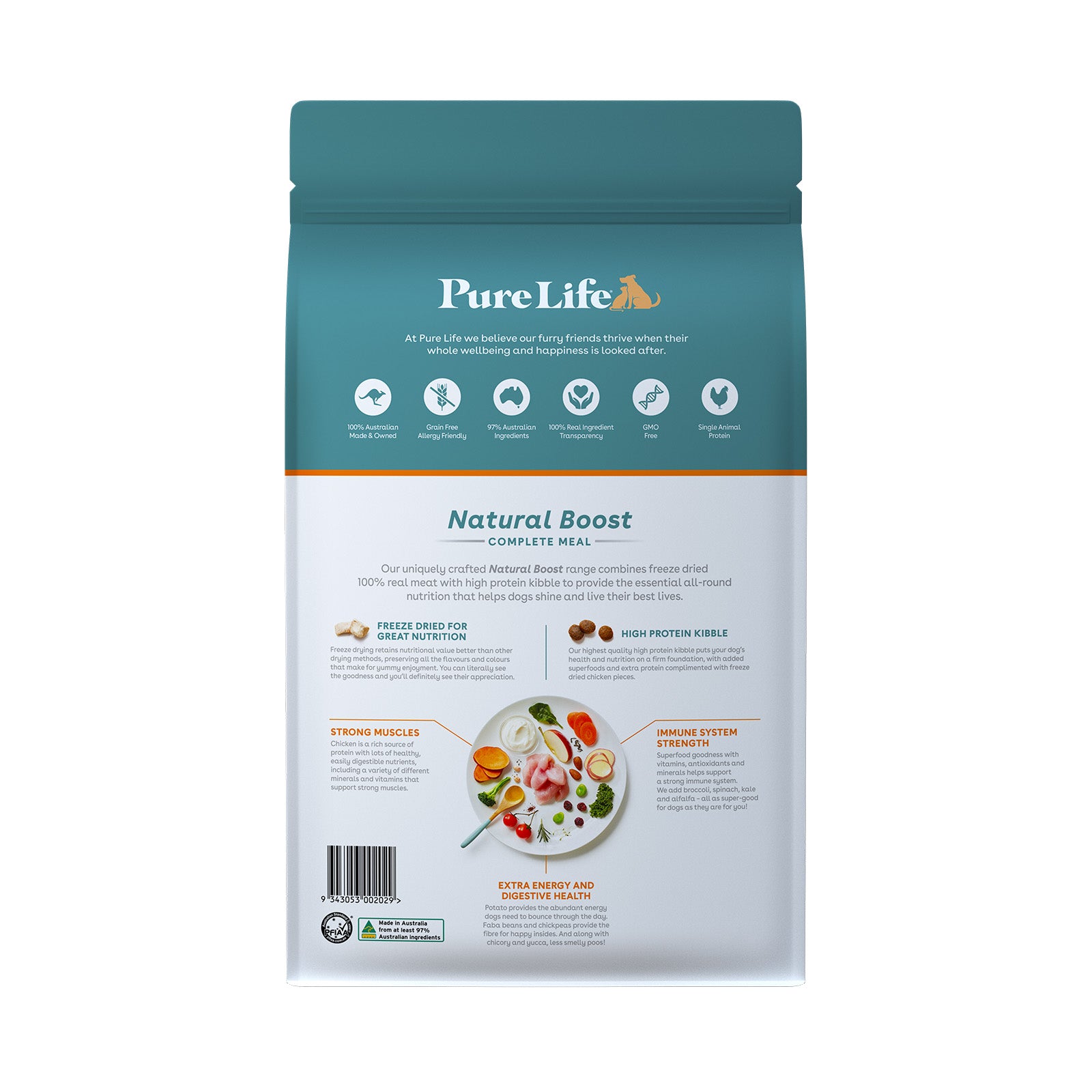 Pure Life Australian Chicken for Adult Dogs [Sz:1.8kg]