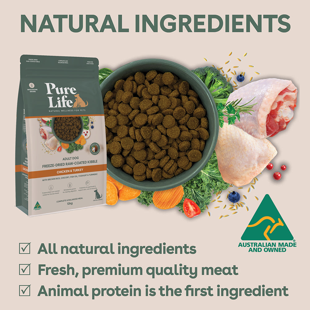 Pure Life FDRC Dog Chicken & Turkey 12kg