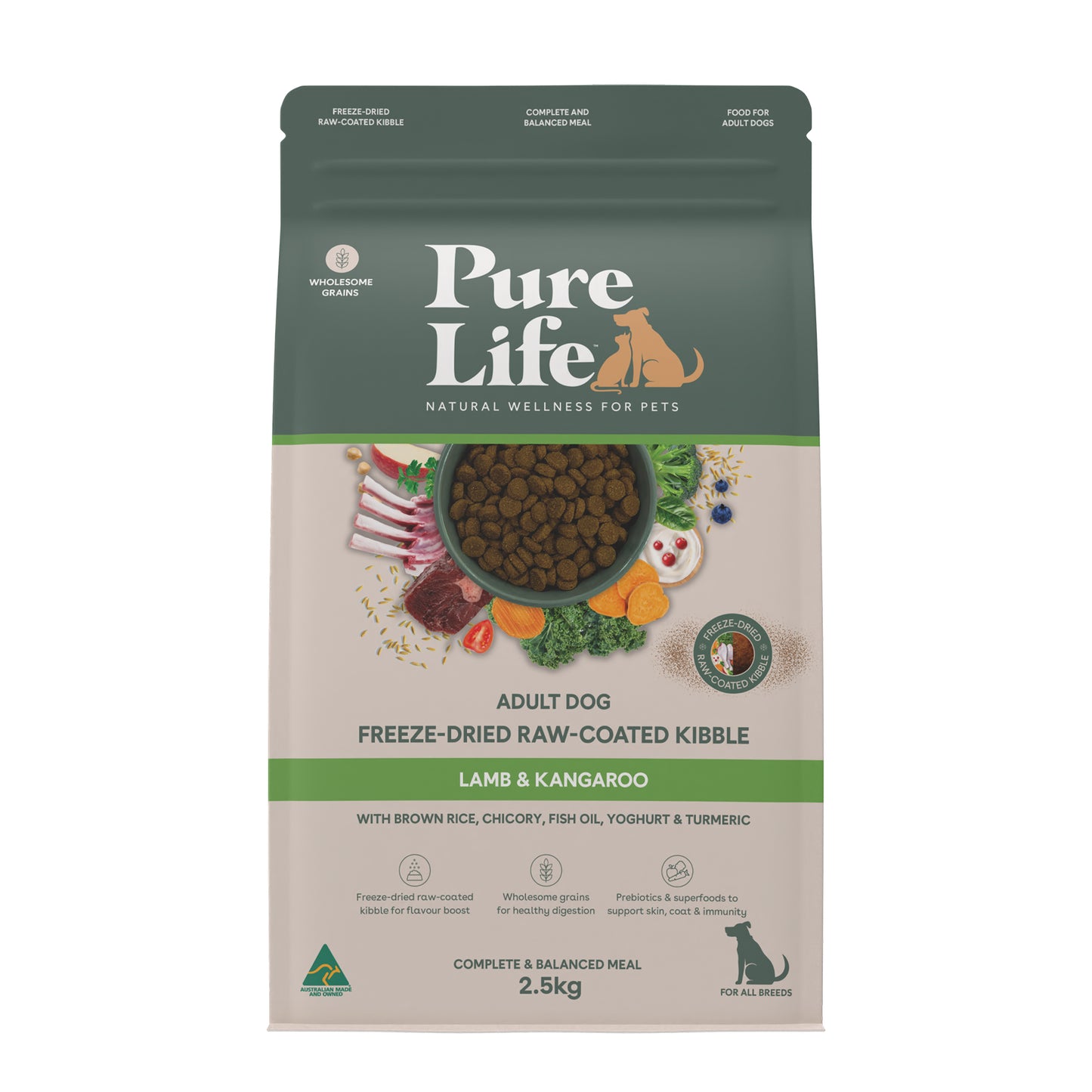 Pure Life Fdrc Dog Lamb/Roo 2.5kg