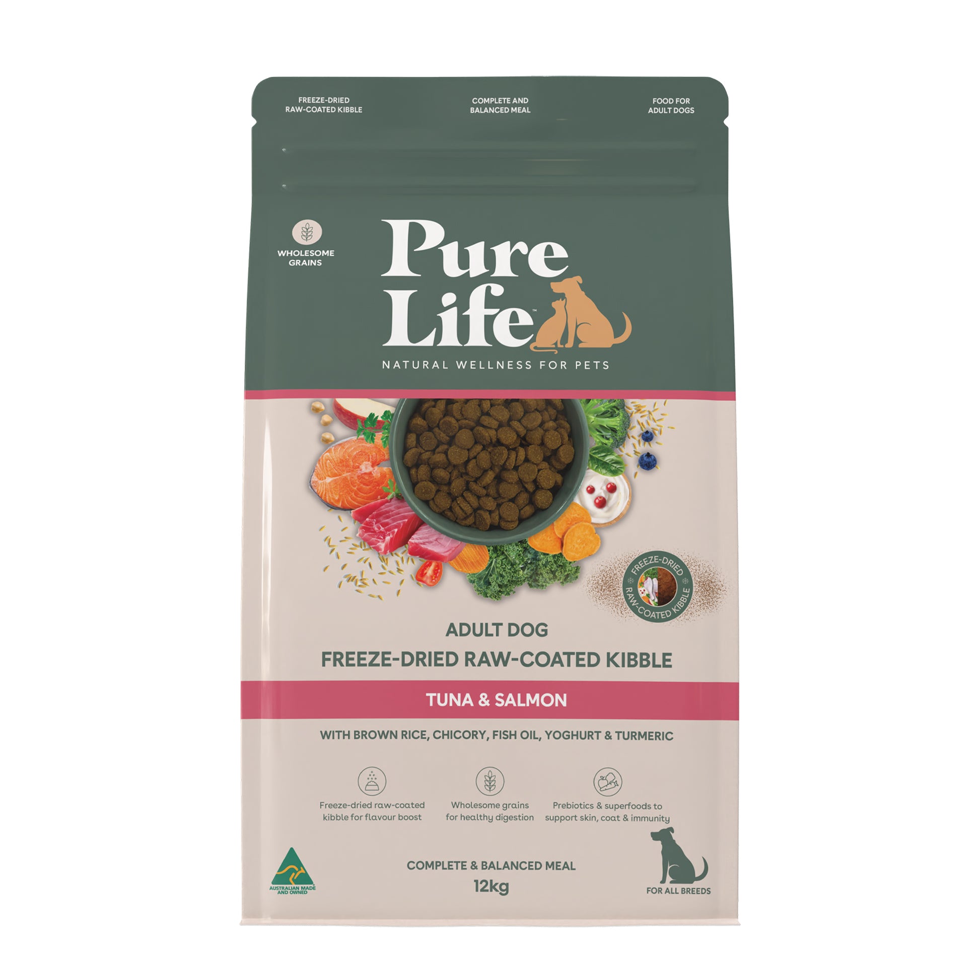Pure Life Fdrc Dog Tuna/Salmon 12kg