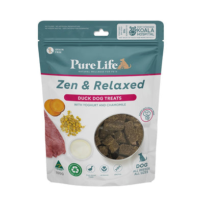 Pure Life Zen & Relax Duck Dog Treats 100G