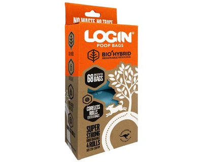 LOGIN Biohybrid Poo Bag 4Pack