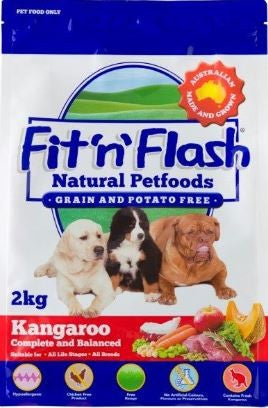 Fit & Flash Grain Free Kangaroo formula 2kg