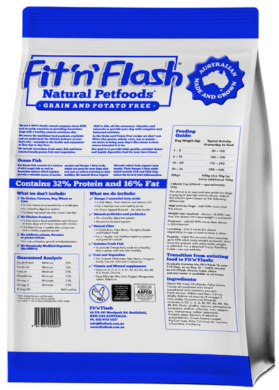 Fit & Flash Grain Free  Ocean Fish 12kg