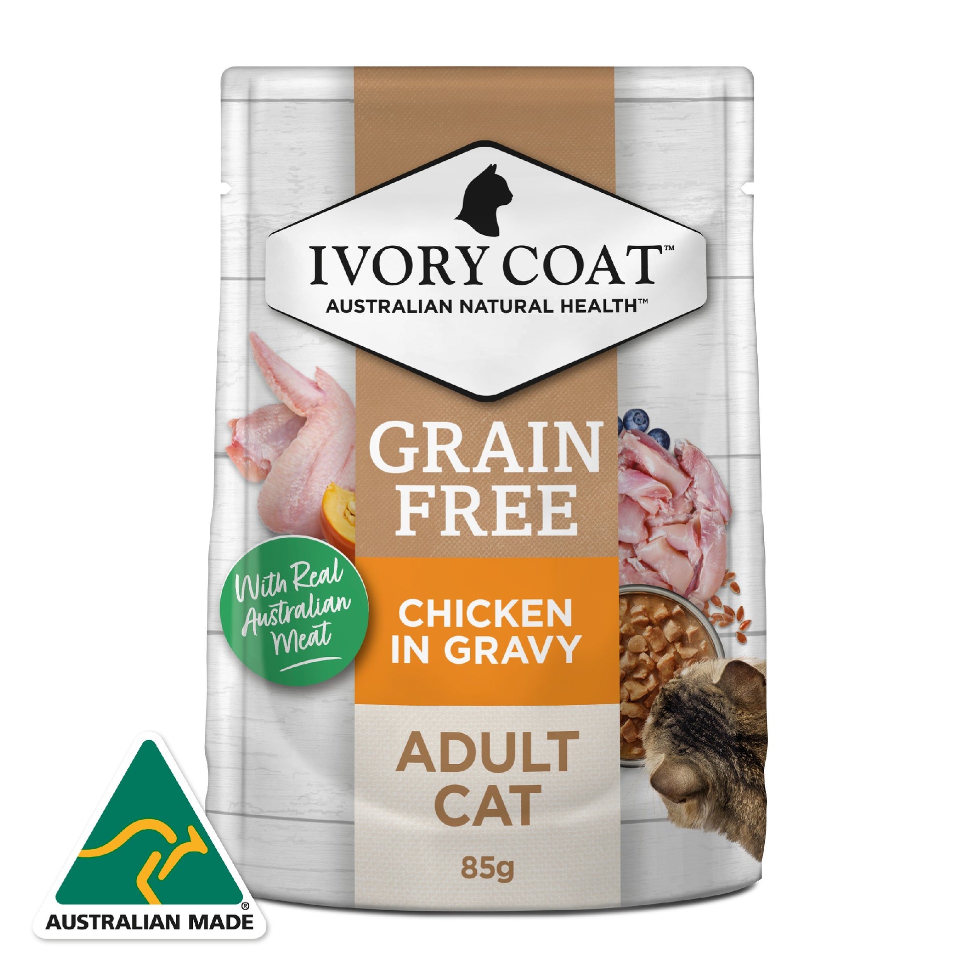 Ivory Coat Cat Adult Chicken pouch 85g