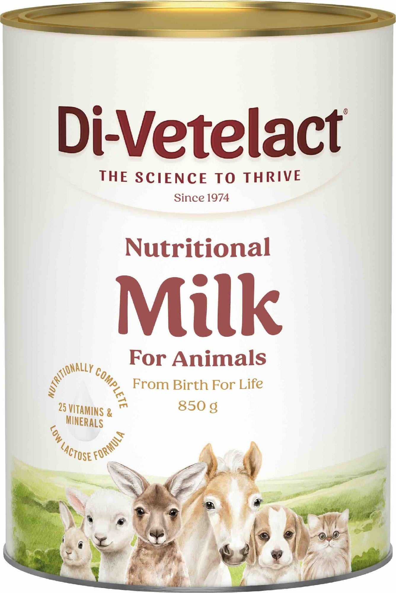 Di-vetelact  Low lactose Milk Supplement for Animals 850G
