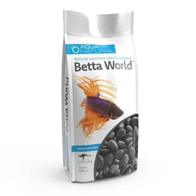 Aqua Natural Betta Polished Black Gravel