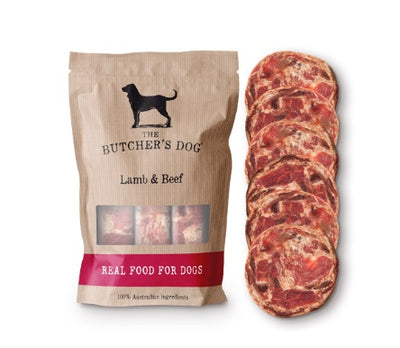 The Butchers Dog Lamb & Beef 1.5Kg 6 Discs - Available In Store or Free Local Delivery Only