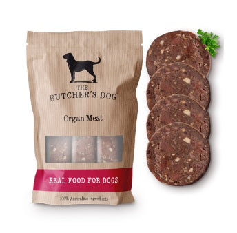 The Butchers Dog Beef Organ Blend - 4 disks - Available for In Store Pick Up or Local delivery only