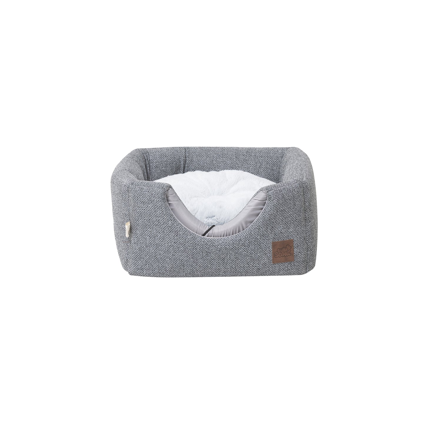 Indie & Scout Foldable Pet Cube One Size Charcoal