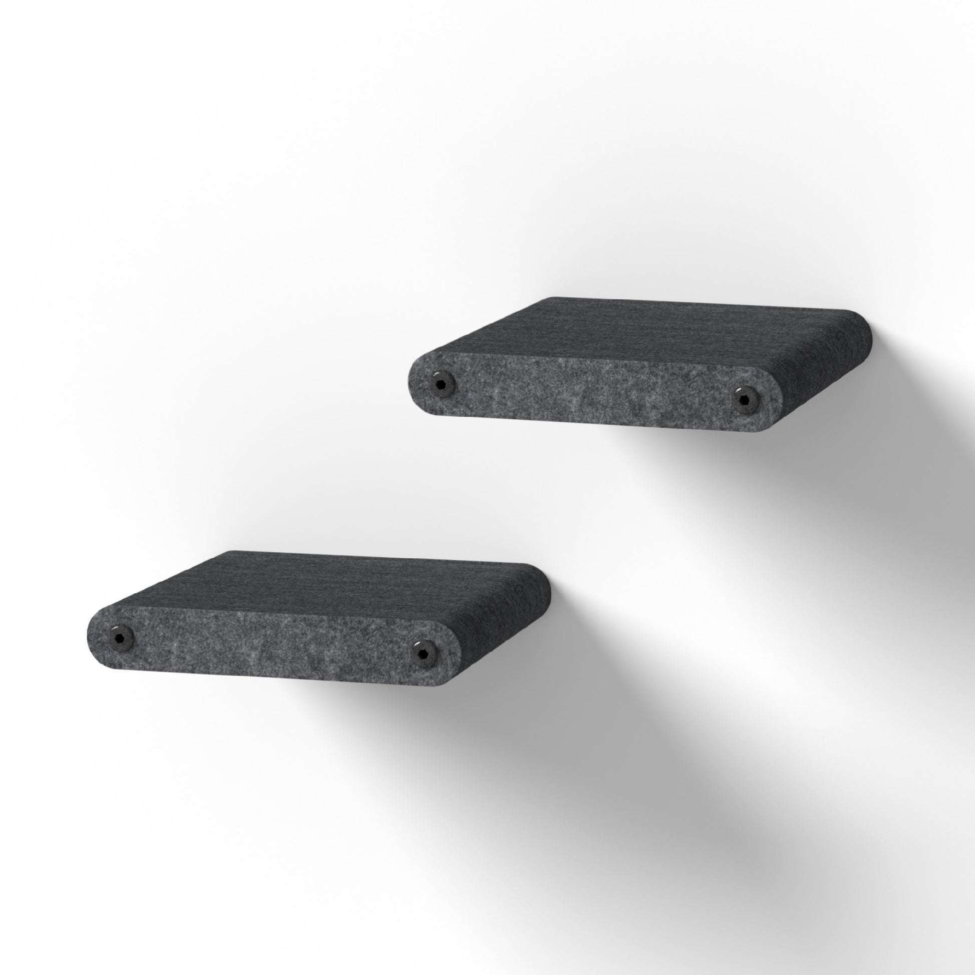Pryde Pets Cat Climber Short Steps (2) Charcoal