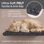 Pryde Pets Cat Climber Long Shelf Charcoal
