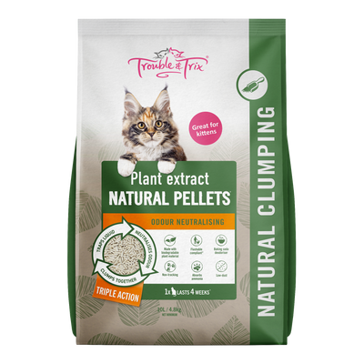 Trouble & Trix Natural Cat Litter 10 Ltr