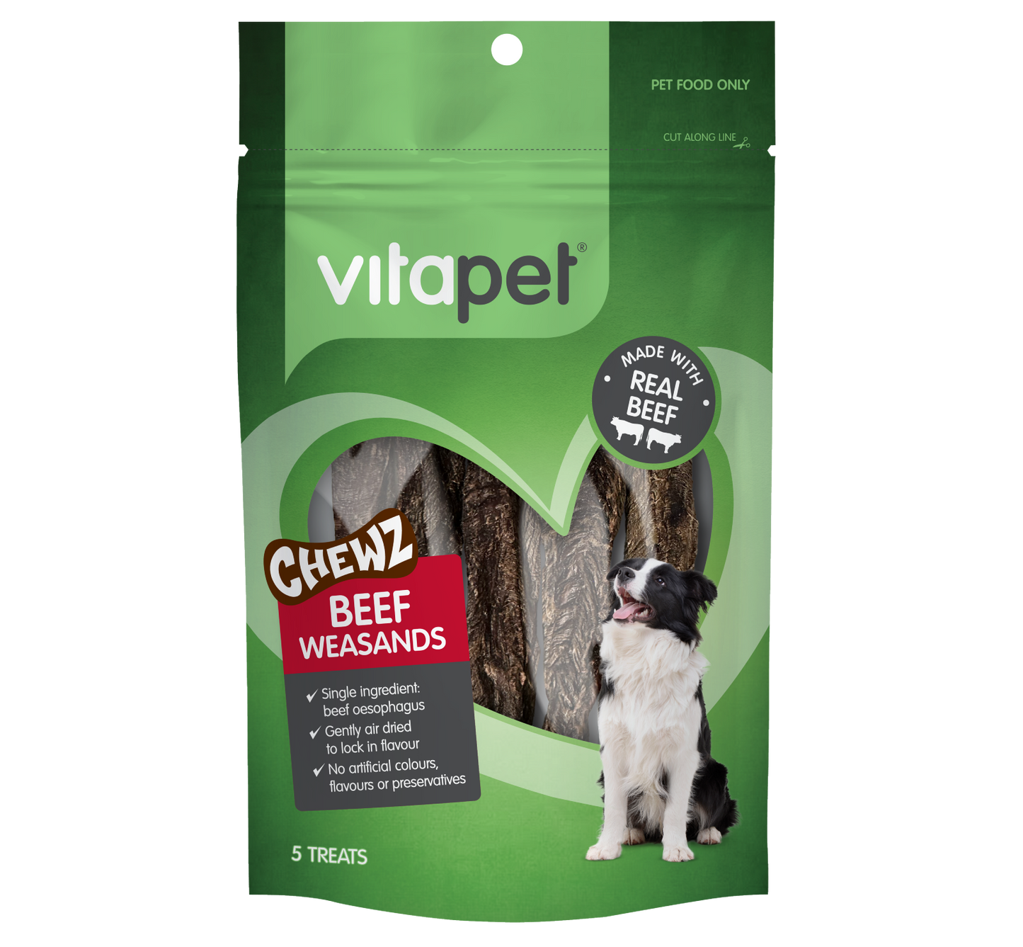 Vitapet Beef Weasands 5pk