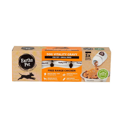 Earthz Pet Vitality Gravy Toy-Small Chicken 5 x 35ml