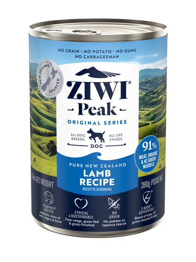 Ziwi Peak Dog Lamb Can 390g